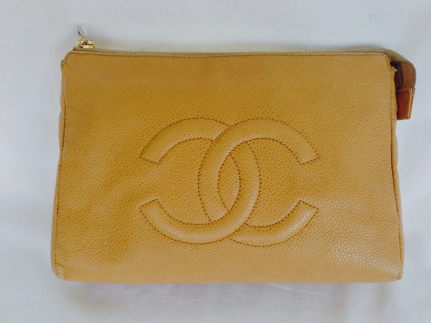 vintage chanel cosmetic bag