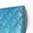 Chanel® quilted zippy coin purse in iridescent blue