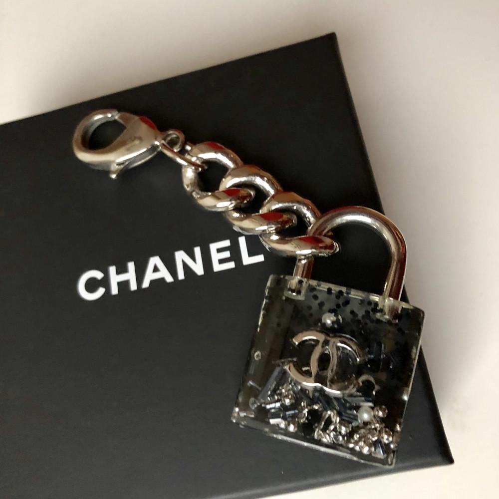 Chanel keychain bagcharm padlock 