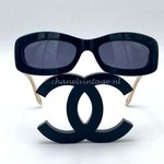 Chanel Vintage sunglasses black beige