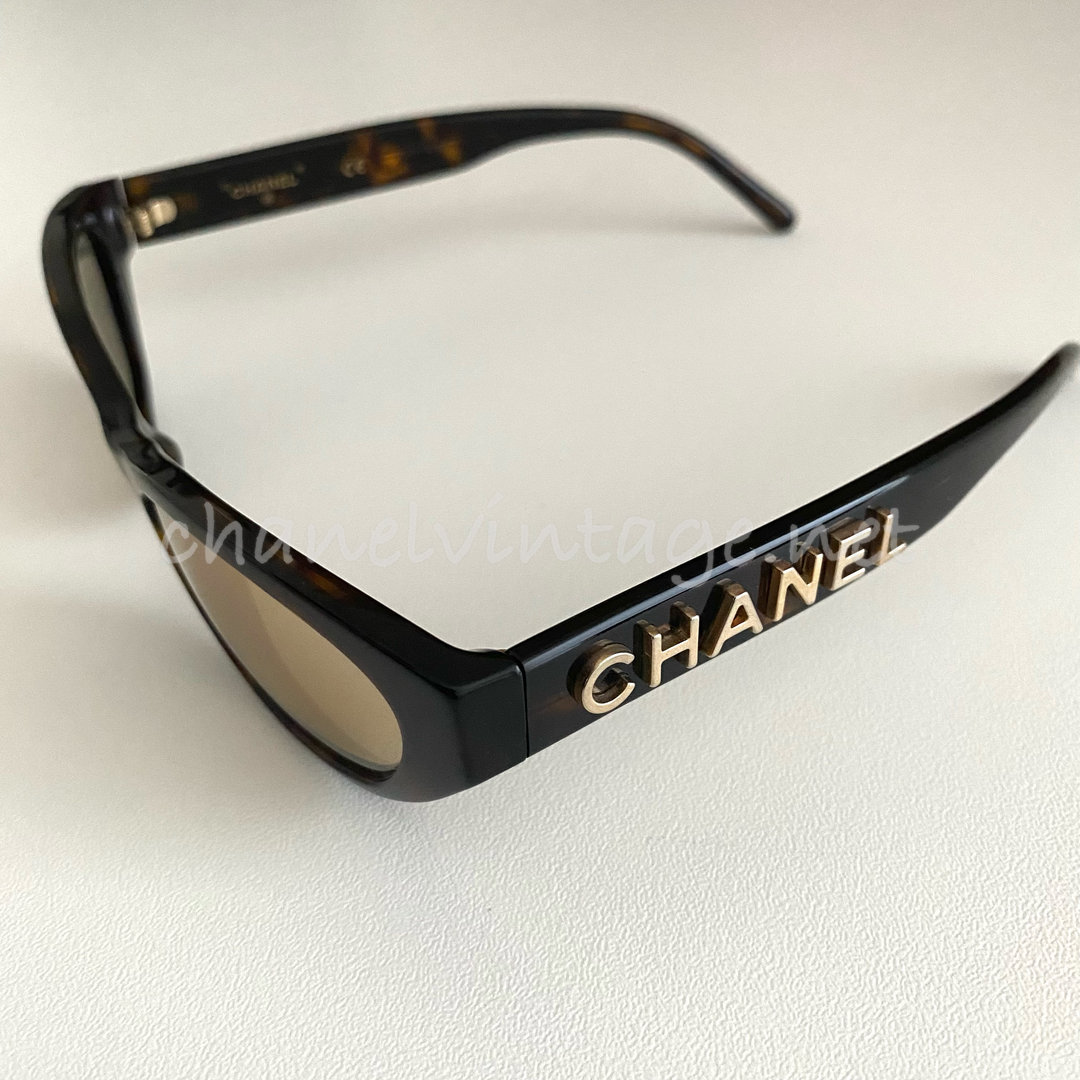Chanel 71280® tortoise square celebrity sunglasses ltd edition 