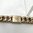 Chanel square chain cuff bangle nameplate bracelet